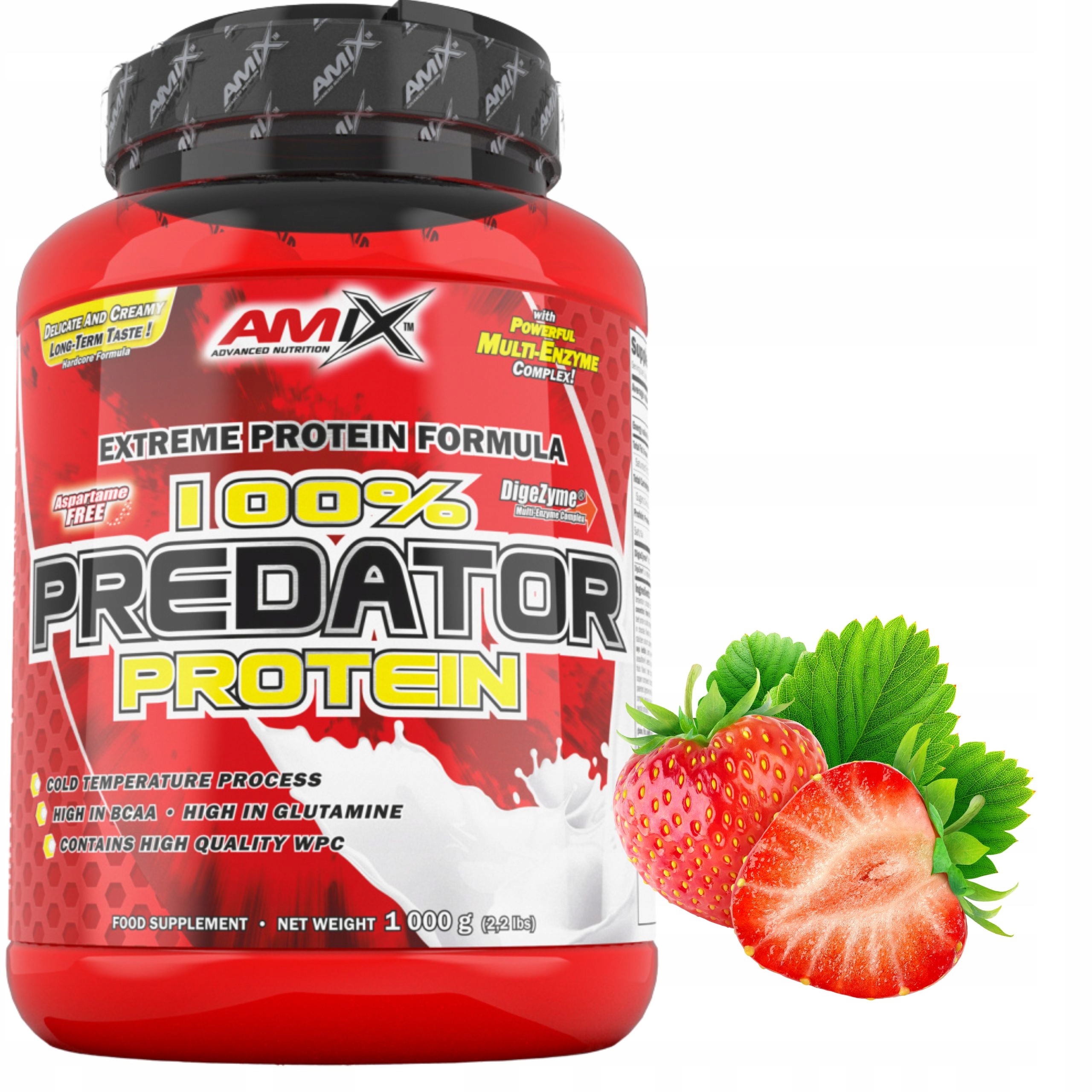 Syrovátkový Koncentrát Trávicí Enzymy glutamin Jahoda 1 kg Wpc