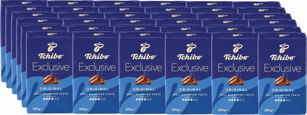 Kawa mielona Tchibo Exclusive 250g x 48 sztuk