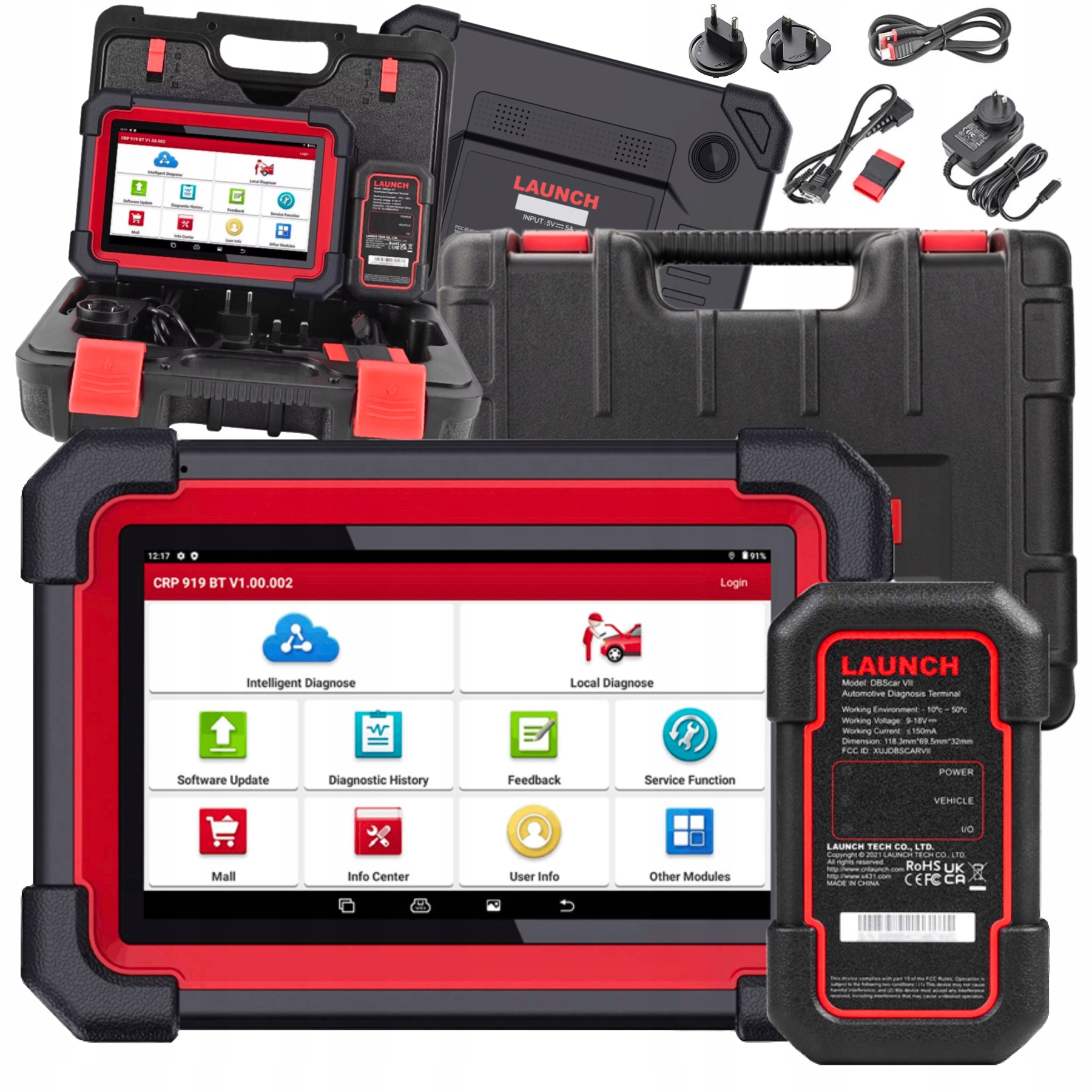 Tester Diagnostický Skener Launch CRP919E Bt OBD2 CanFD 2025 Full 2 Roky