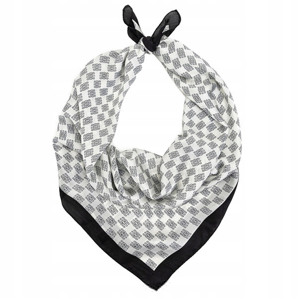 

C22-180 White Biała Chusta Apaszka Uniwersalny