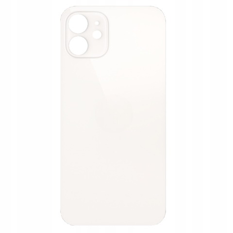 BIAŁA KLAPKA TYŁ APPLE IPHONE 12 MINI BIG HOLE (CE, KOSZ) - 1 ELEMENT