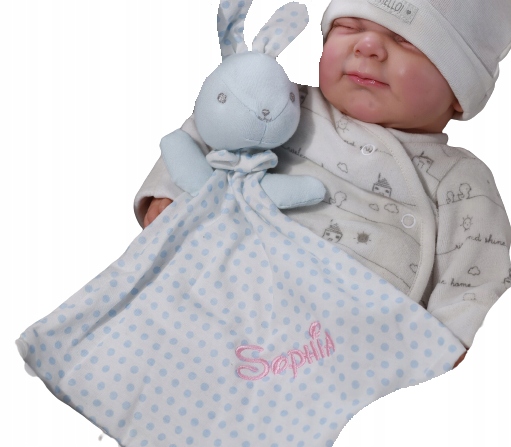 

BotoBaby Przytulanka bawełna Niebieski Króliczek