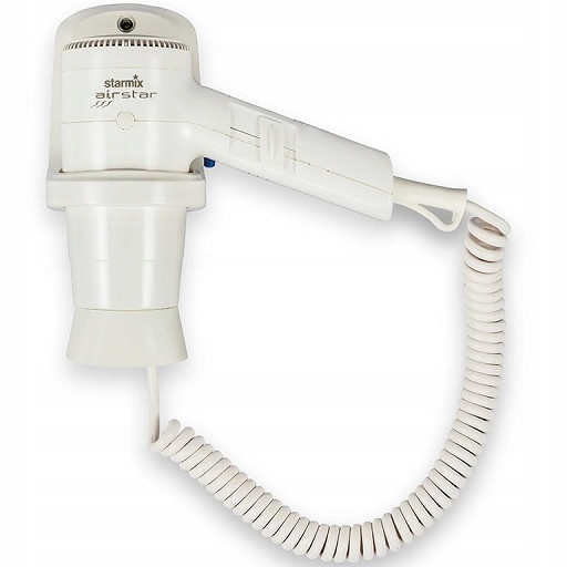 Suszarka hotelowa Starmix HFTW12 z uchwytem 1200W biała