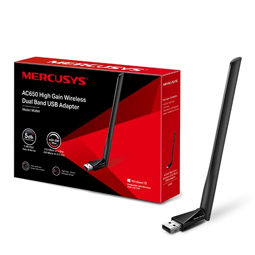 

Karta Sieciowa Mercusys 650 Usb Wifi Adapt Antena