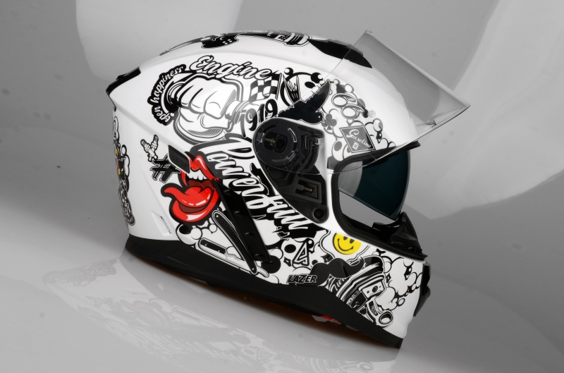Kask Motocyklowy Lazer Rafale Evo STICKERBOMB L KOMINIARKA GRATIS !! Producent Lazer