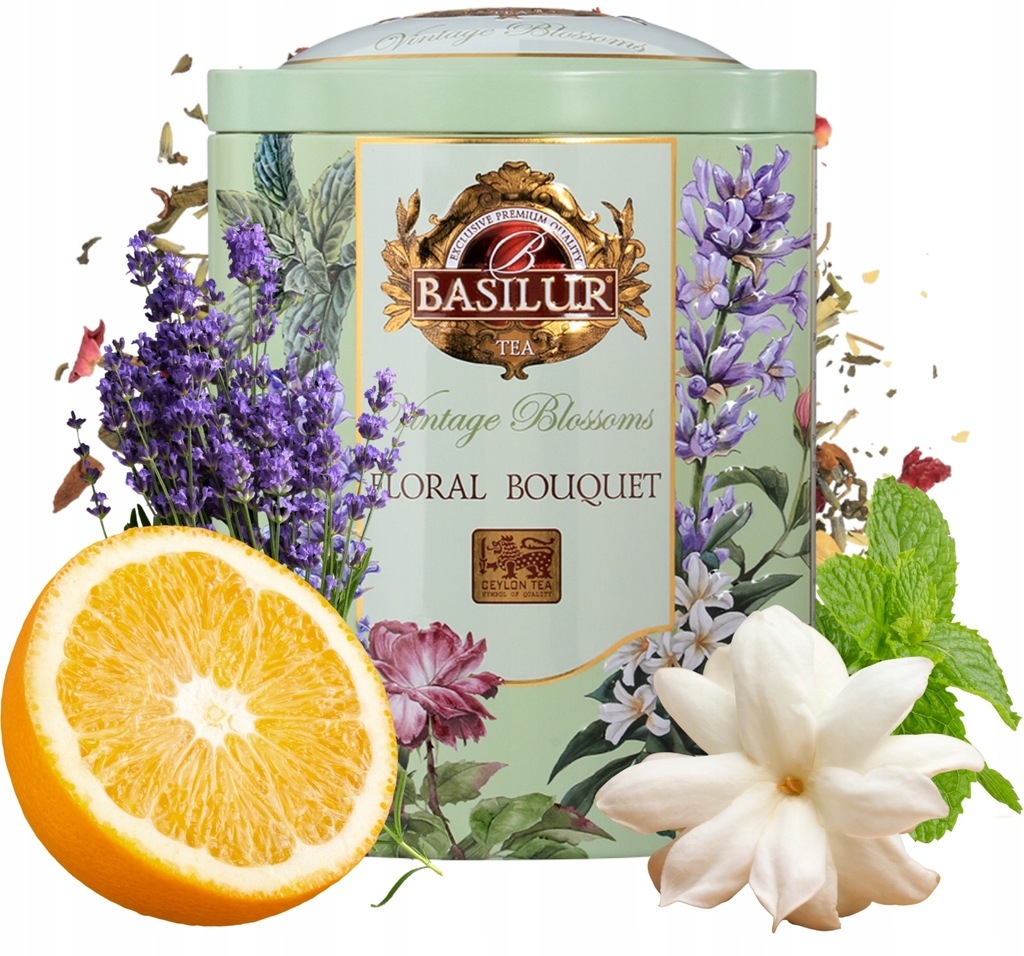 Levně Basilur Floral Bouquet zelený čaj s Levandulí 100 g plechovka jako Dárek
