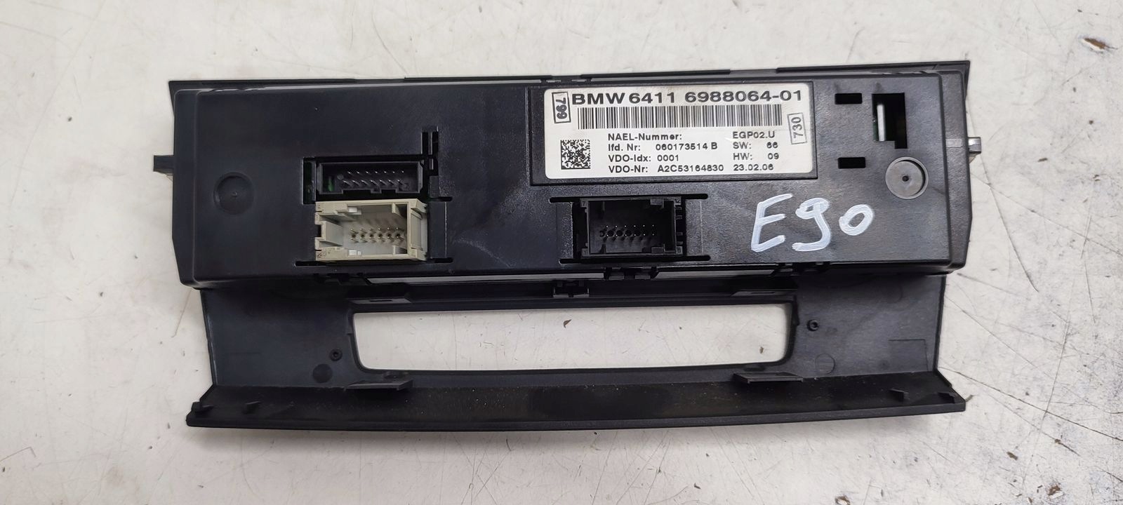air conditioning control panel air conditioning devices BMW E90 318i
