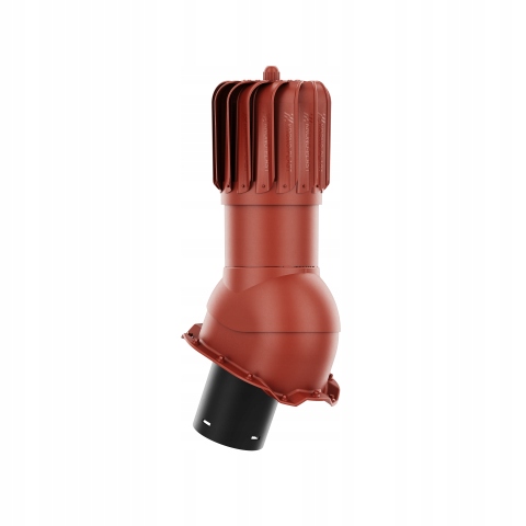 Komínový Návlek Podélný Ø 150 pro trapézový plech T14 Ral 3009 červený