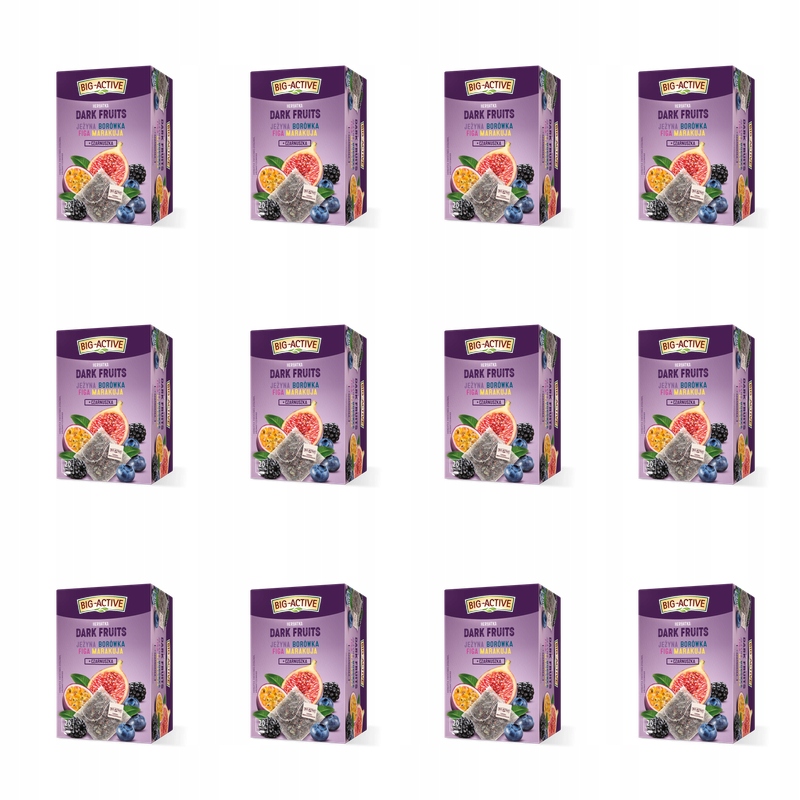 Big Active Dark Fruits herbatka owocowa 20x2,25g X12