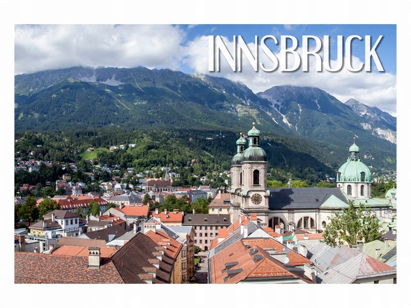 

Innsbruck Tyrol Krajobraz Magnes na lodówkę