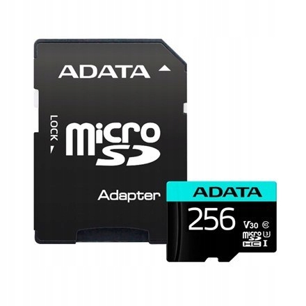 Karta pamięci Adata Premier Pro 256 Gb micro Sdxc z Adapterem