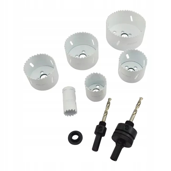 ZESTAW OTWORNIC 22-64 mm BIMETALOWE KORONOWE 8 EL