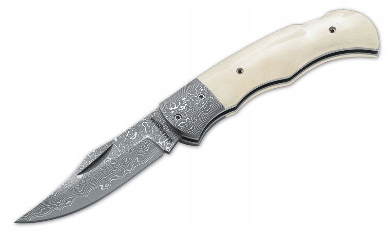 Nůž Magnum Damast Bone damašek přírodní kost, 17,7 cm