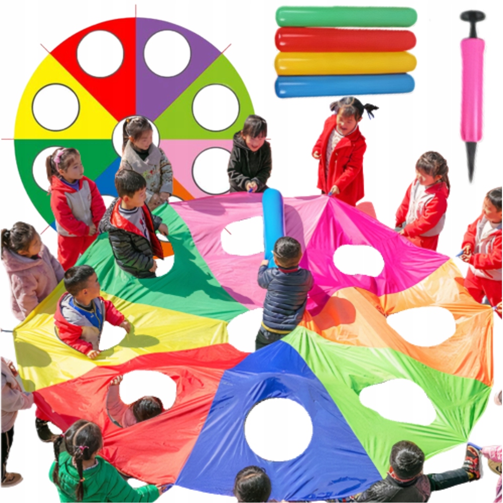 

Chusta Animacyjna Z Otworami 3m Balony Z Pompką