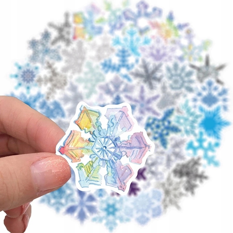 STICKER BOMB NAKLEJKI NA TELEFON MIX ŚNIEŻYNKI 50
