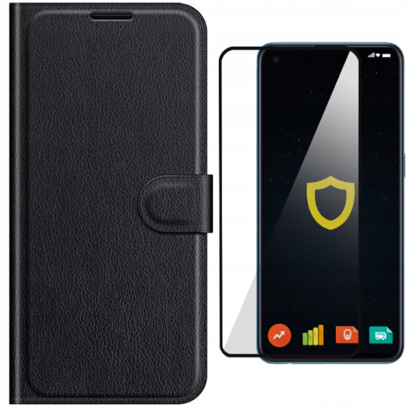 

Litchi Etui Skórzane Portfel Do Oppo Reno 5 Lite
