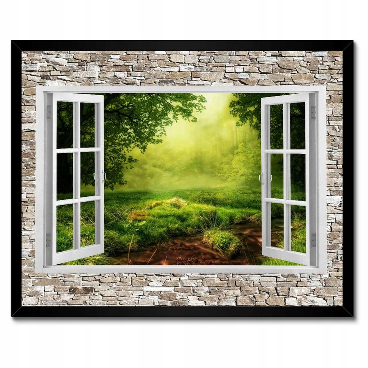 Plakáty v rámu 50x40 Dřevěné okno