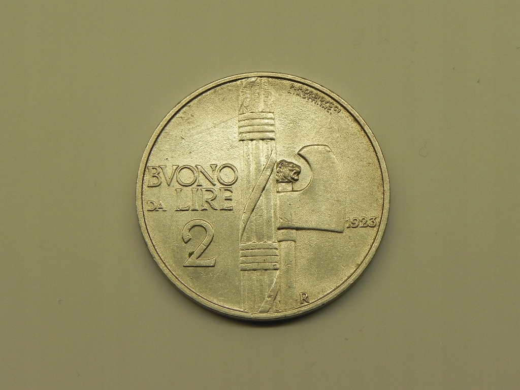 4345/ 2 LIRE 1923 WŁOCHY