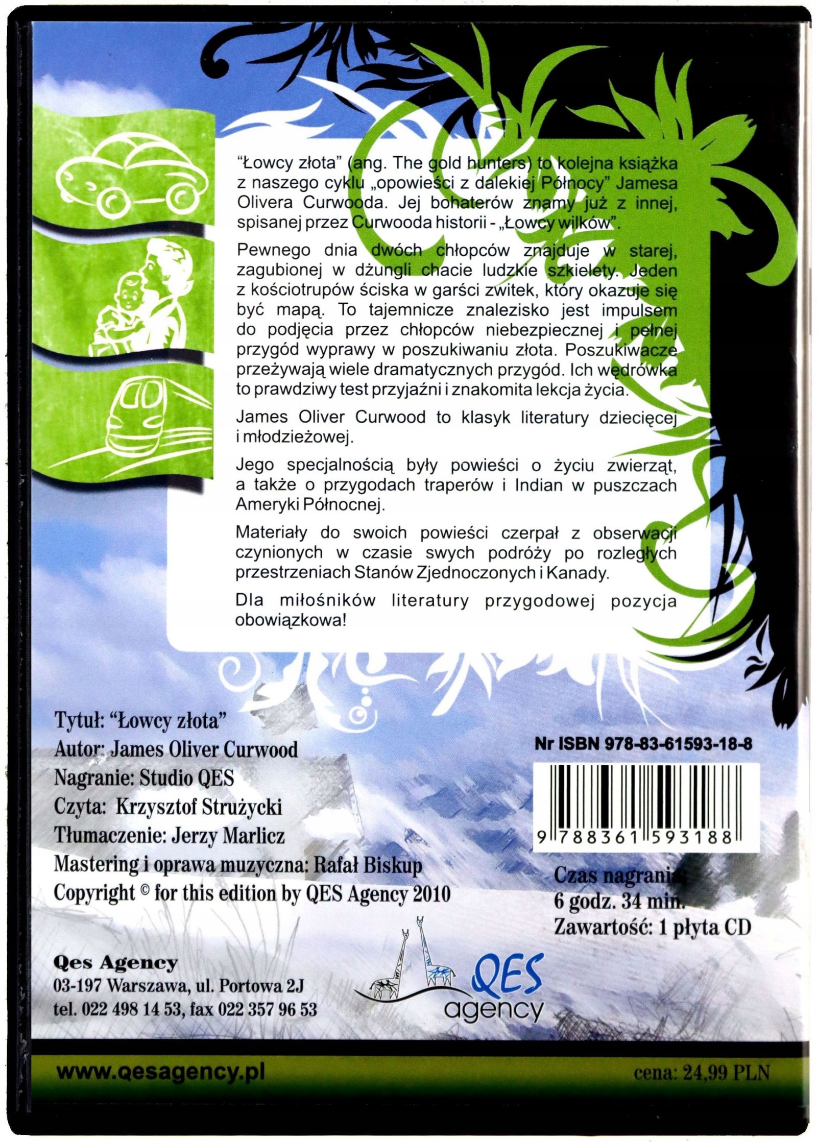 ŁOWCY ZŁOTA (AUDIOBOOK) (CD-MP3) Stan opakowania oryginalne