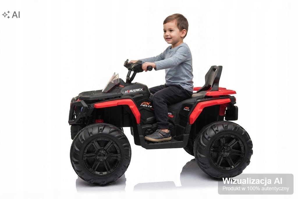 Quad Maverick BBH-3588 Czerwony Napęd 4x4, System Esw