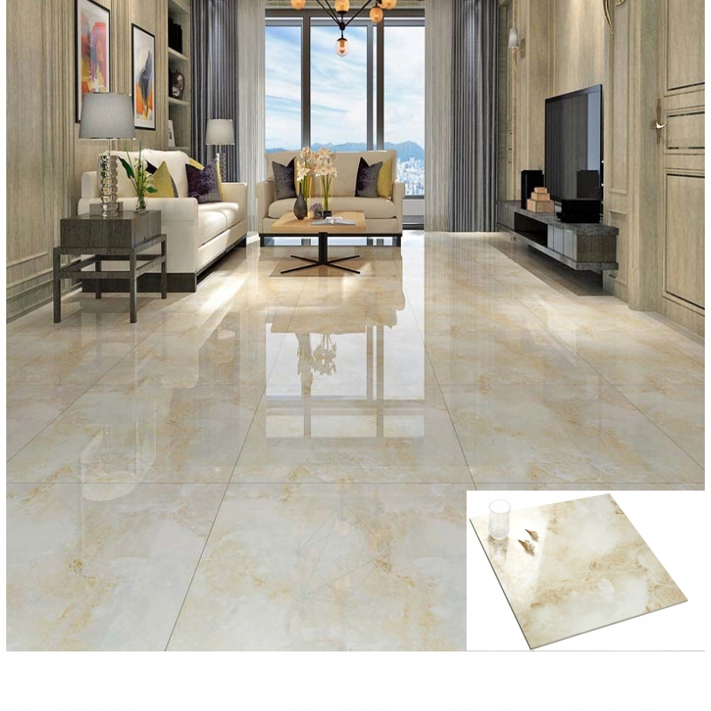 PŁYTKI 60x60 PERŁOWA PŁYTKI POŁYSK ONYX