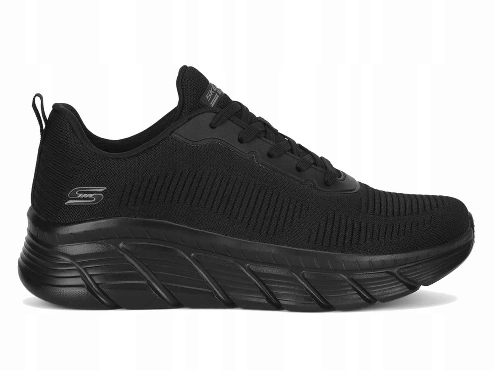 Dámské boty Skechers Bobs Flex 117385-BBK sportovní černé pro každodenní nošení 38,5