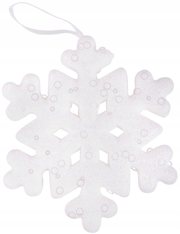 

Świąteczna Zawieszka Lśniąca Śnieżynka Śnieg 15cm