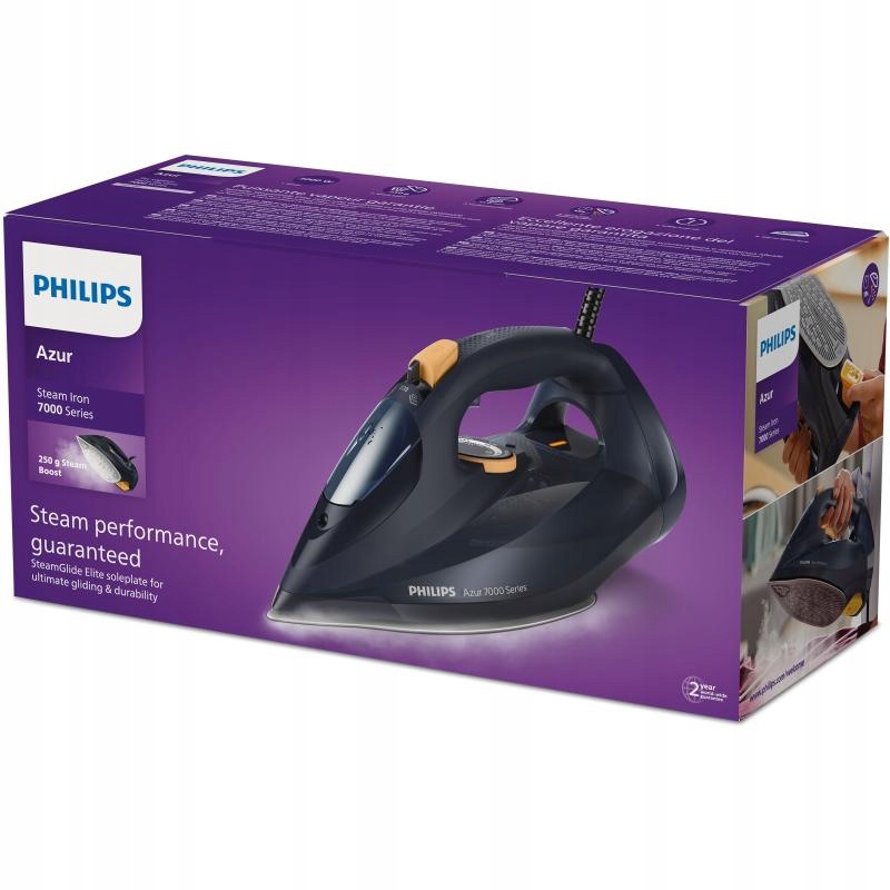 Philips Iron DST7060/20 Steamglide 3000W azur