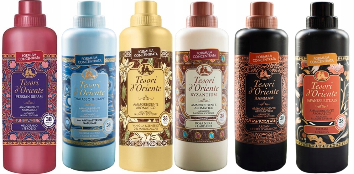 Levně Tesori d'Oriente Sada 6 italských oplachovacích přípravků 760 ml Ptvbhj