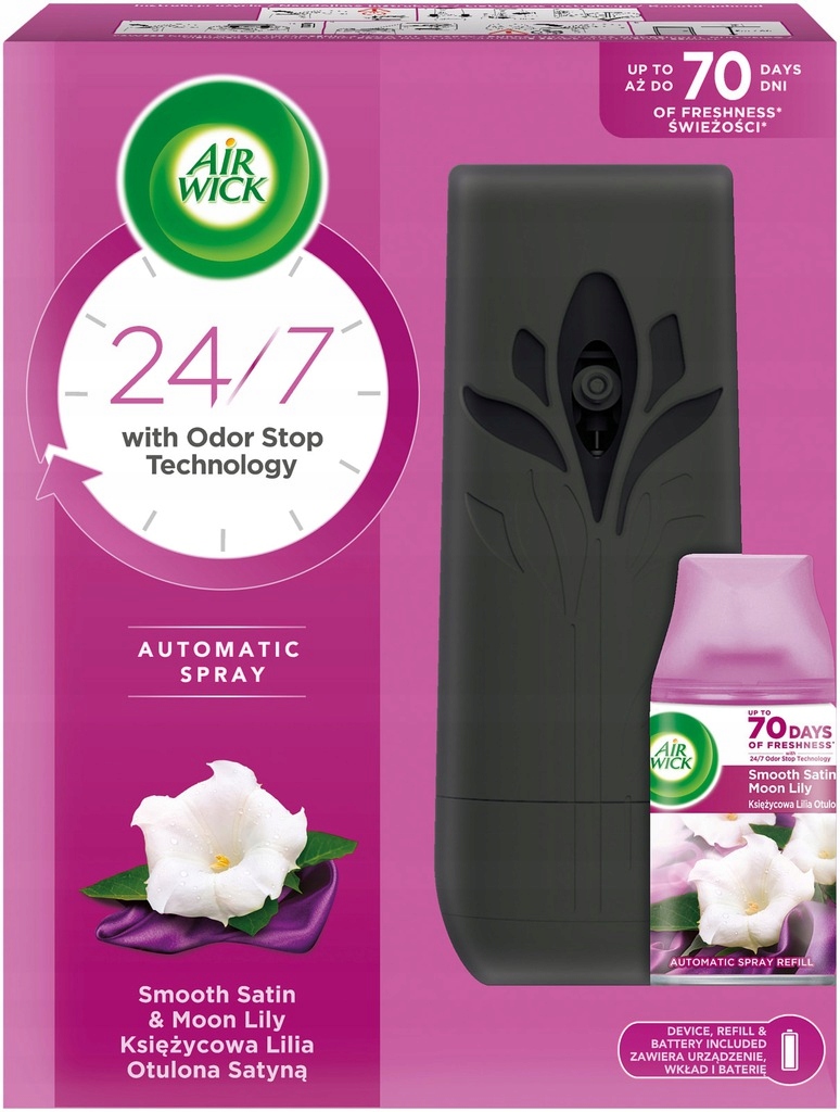 

Air Wick Freshmatic Księżycowa Lilia Zestaw Wkład