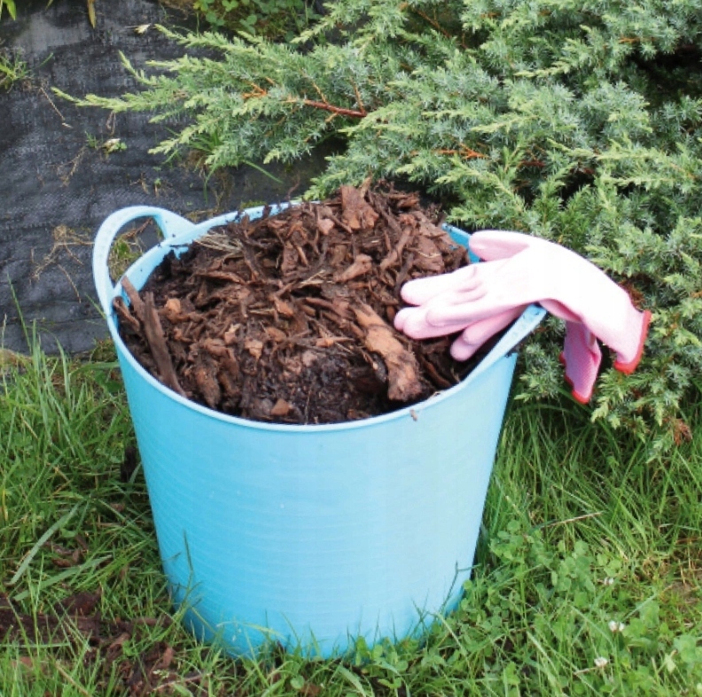 POJEMNIK ELASTYCZNY KOSZ MOCNY WIADRO CZARNY 42L Materiał plastikowe