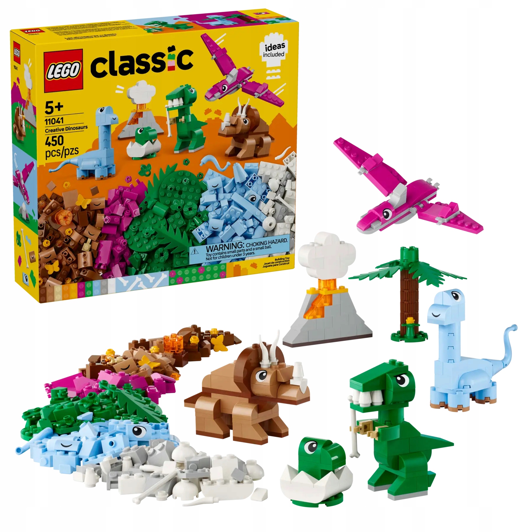 Lego Classic 11041 Kreativní Dinosauři 450 Dílků