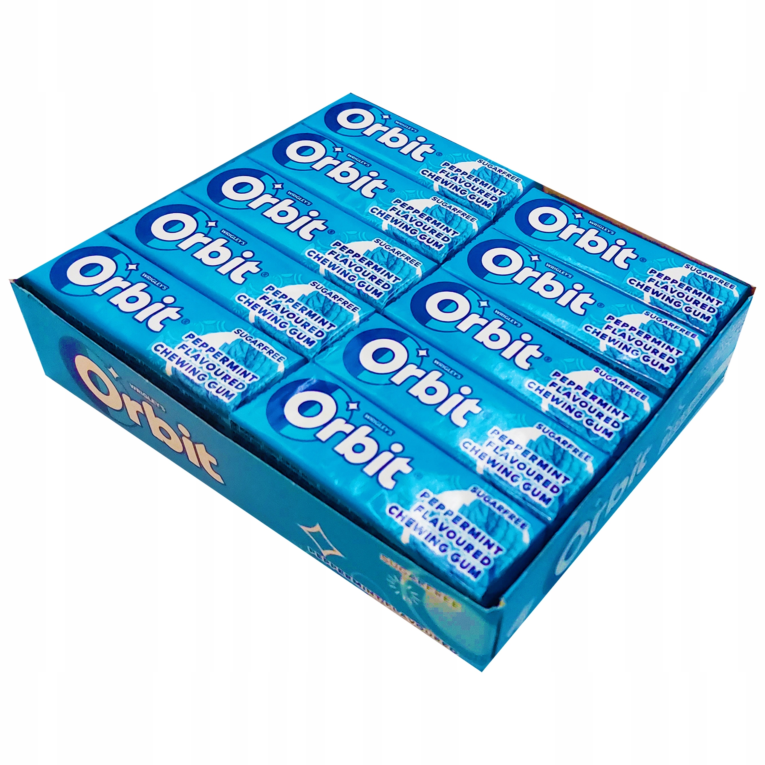 Levně Orbit Peppermint Bezcukrová žvýkačka 14 g x 30 kusů
