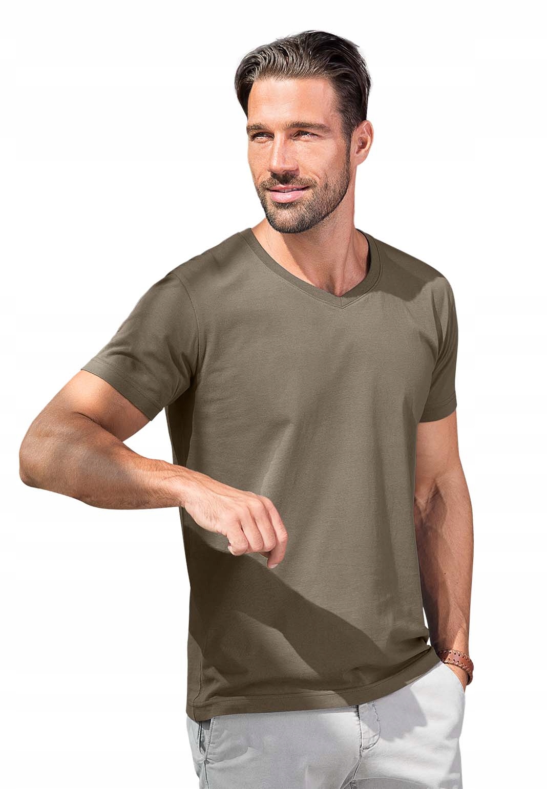 

Dopasowany Męski t shirt Malfini Slim Fit army M