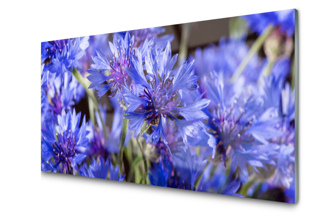 Panel szklany Płytka Kwiaty Roślina 140x70