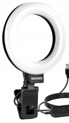 5" Led Prstenová Svítilna S Klipem Na Stativ