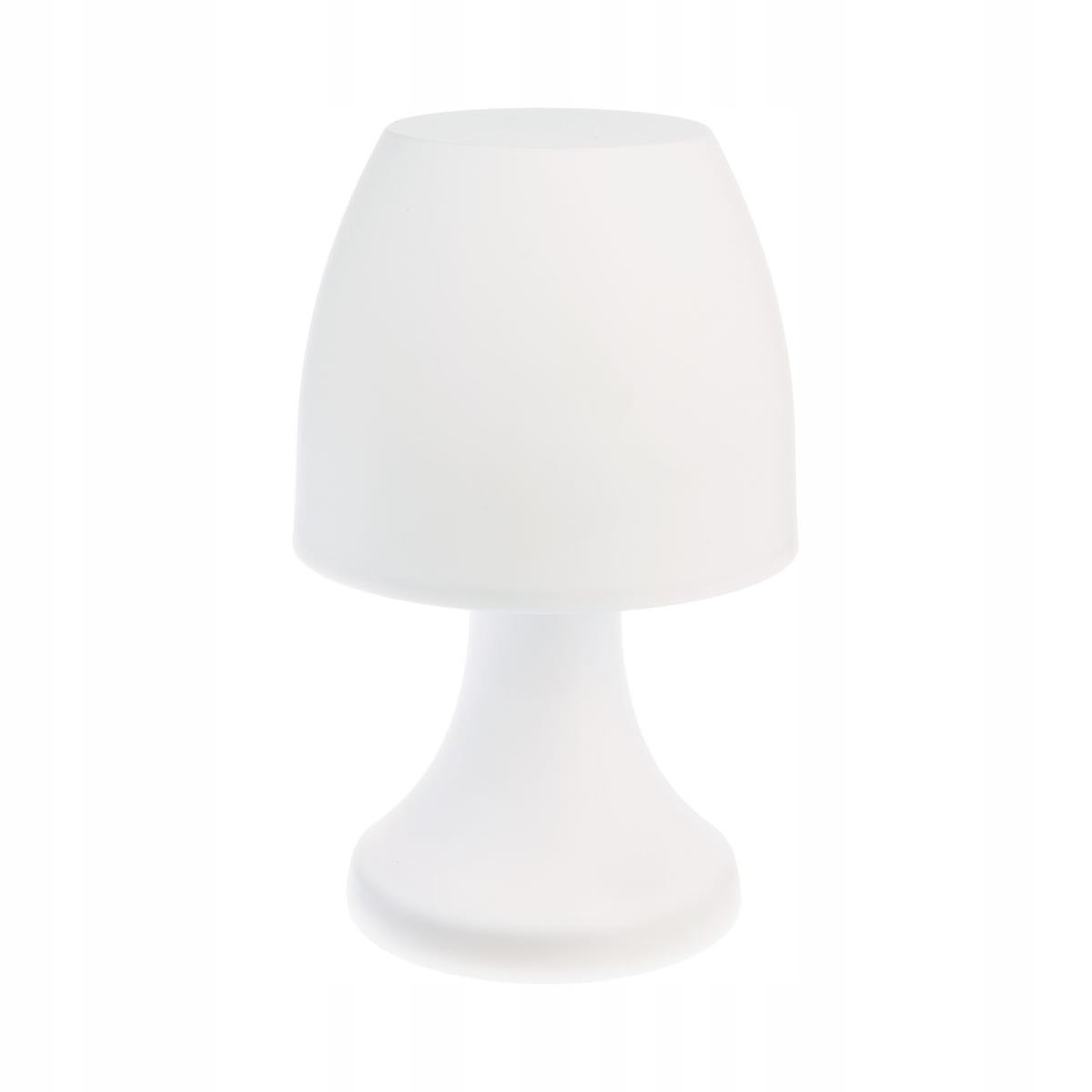 

Biała ledowa lampka stołowa nocna 19 cm przenośna