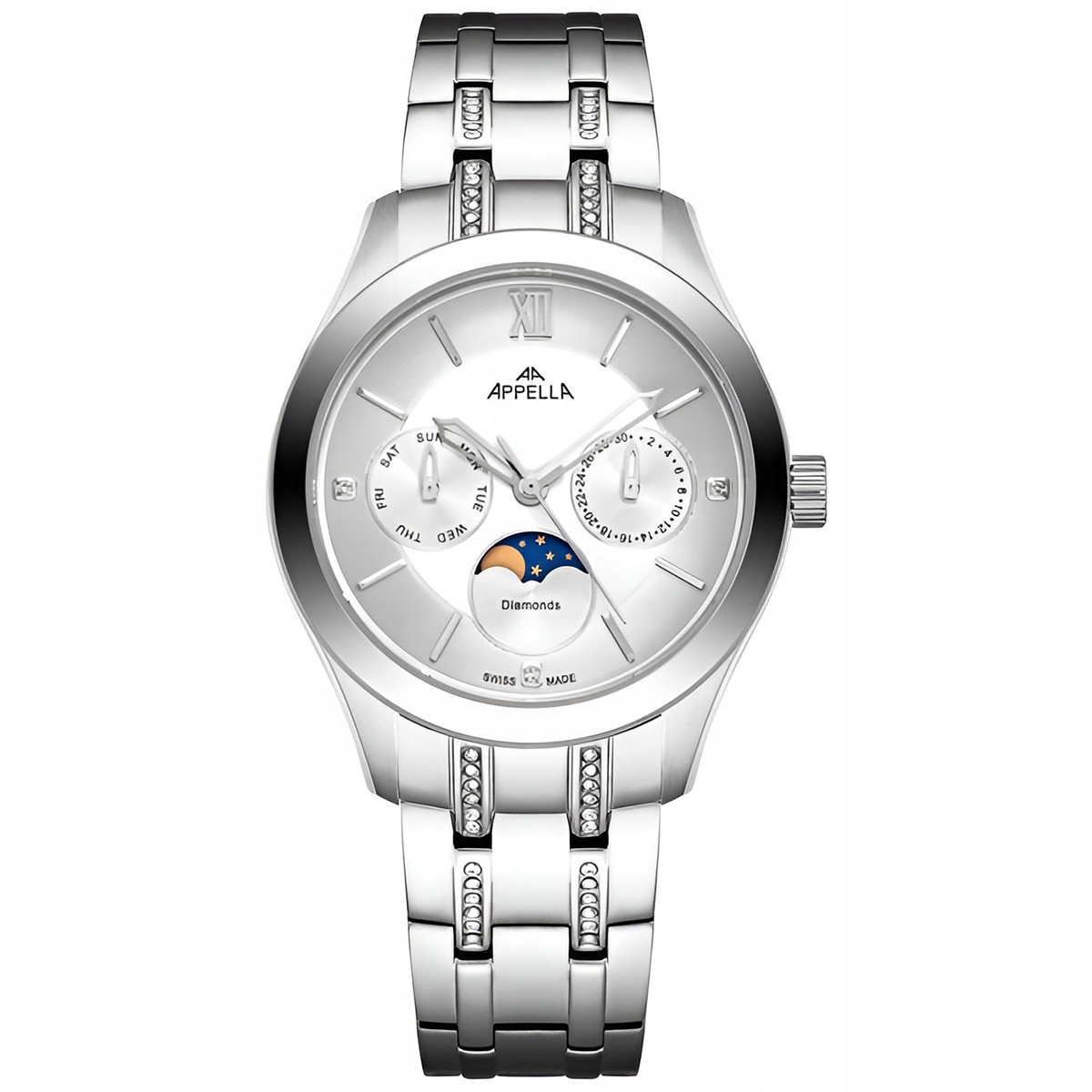 Dámské hodinky Appella L50021.5163DQF stříbrné