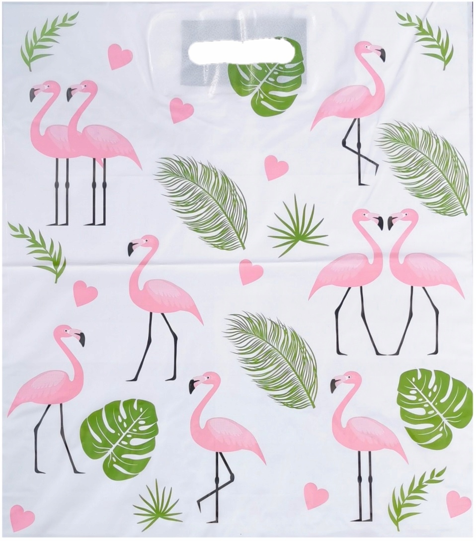 

Reklamówki Foliowe Torby 33x40cm 50 szt. Flamingi