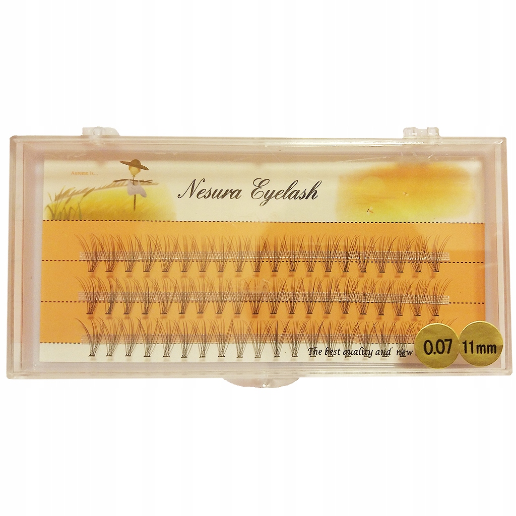 

Rzęsy Natural Kępki Rzęs Jedwabne 11mm