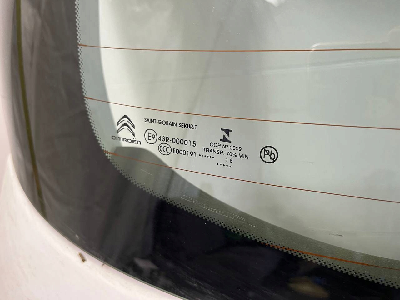 rear trunk door boot Citroen C3 Aircross 2019