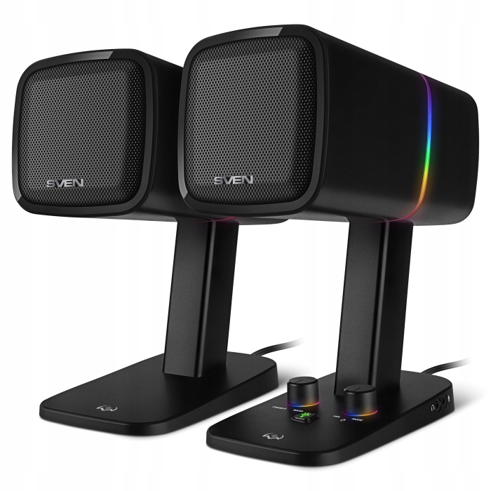 Sven G600 Głośniki Bluetooth 30W Rgb Dsp Bass Reflex Sterowanie Panel