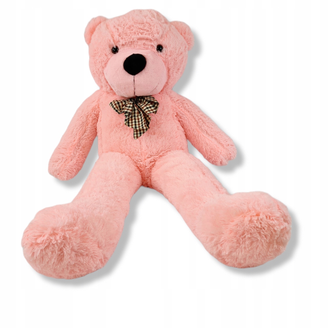 Duży Miś Pluszowy Misiek Maskotka ogromny gigant klasyczny 130 cm RÓŻOWY