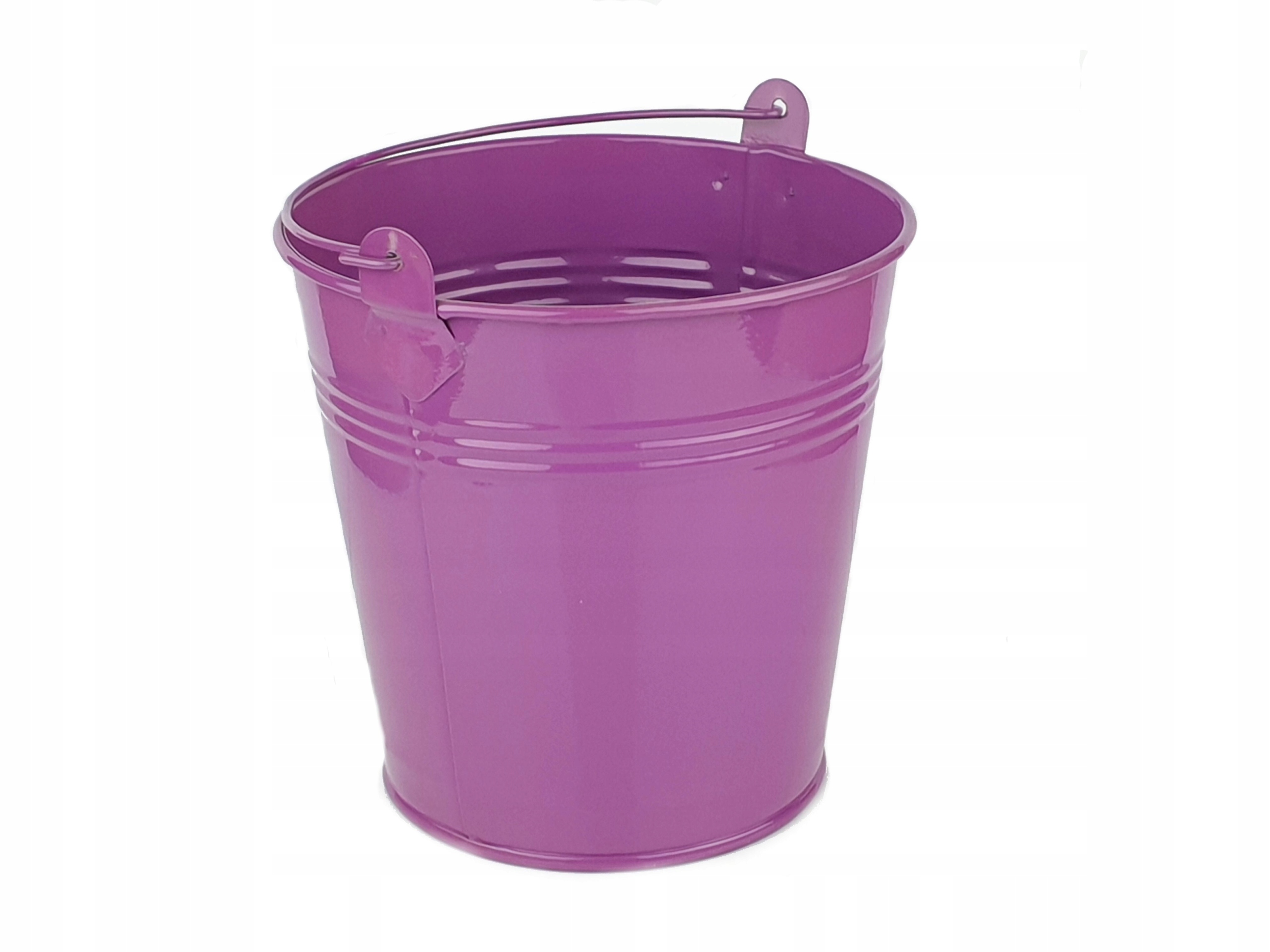 13 cm DONICZKA OSŁONKA WIADERKO OCYNK fioletowe