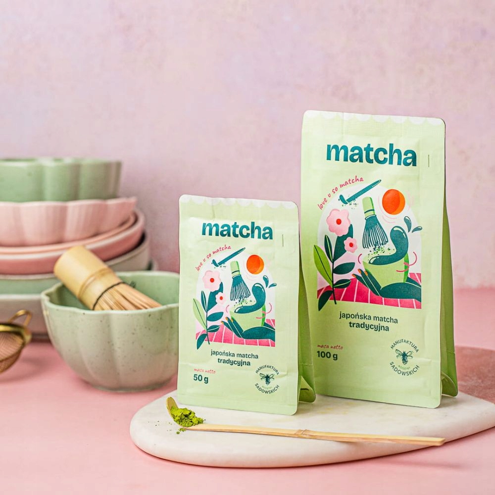 Levně Matcha – tradiční čaj Pasieki Rodiny Sadowskich 1 op. (100)