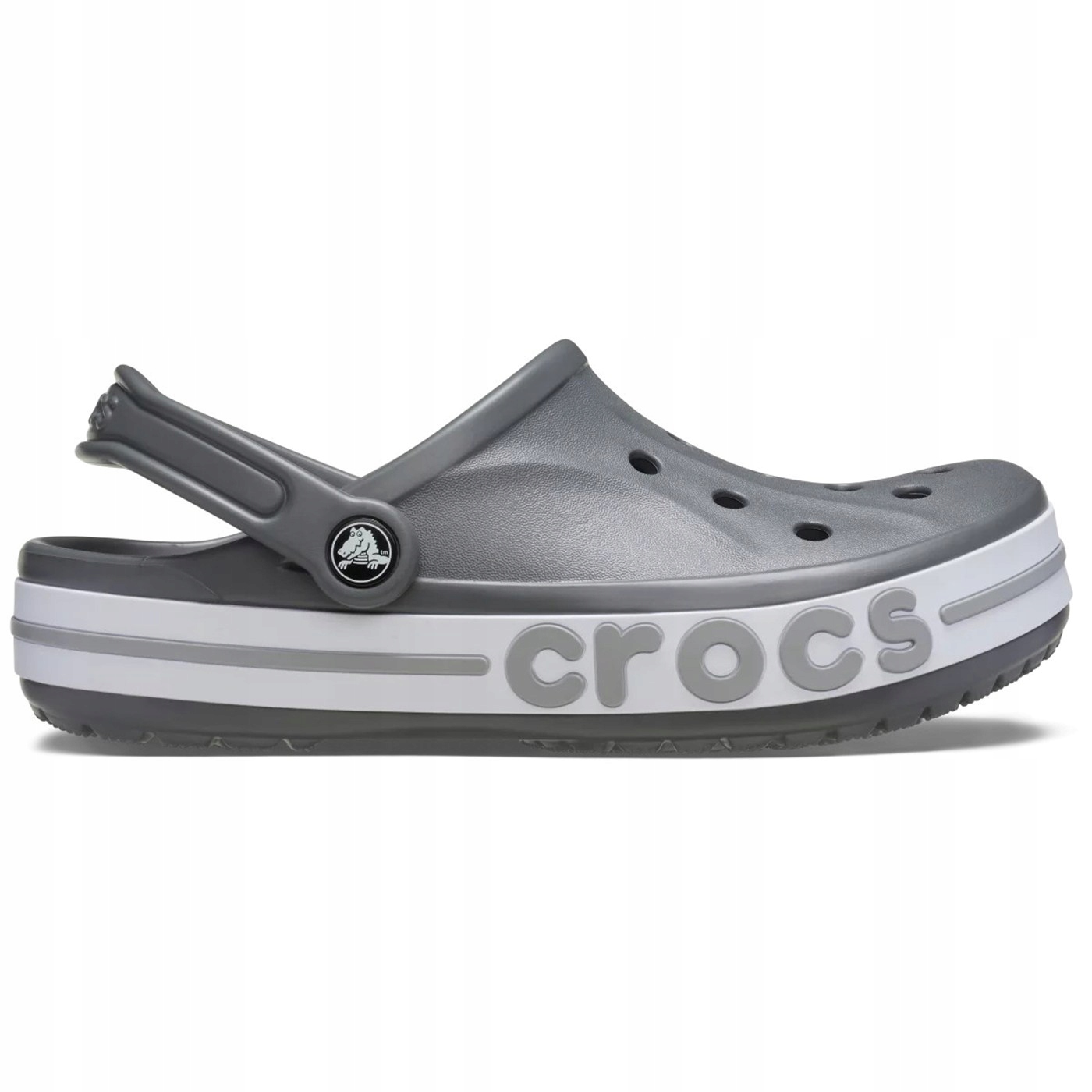 Crocs Nazouváky Unisexové chodítka Bayaband Clog 205089-0IE Croslite Šedé 37-38