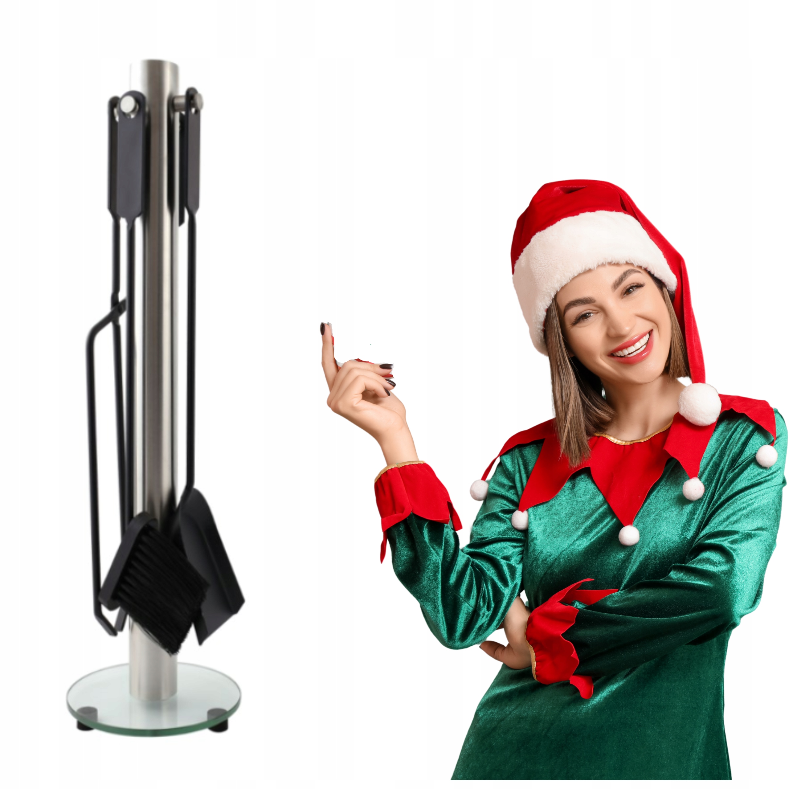 Krbové Příslušenství pro krb Náčiní sada potřeb Krbový Stojan