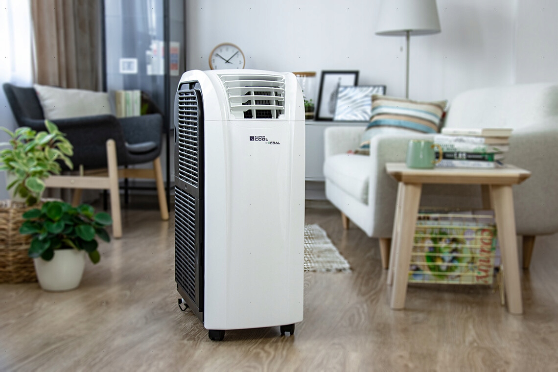 FRAL FSC 14.2 BLACK - KLIMATYZATOR PRZENOŚNY Poziom hałasu 65 dB