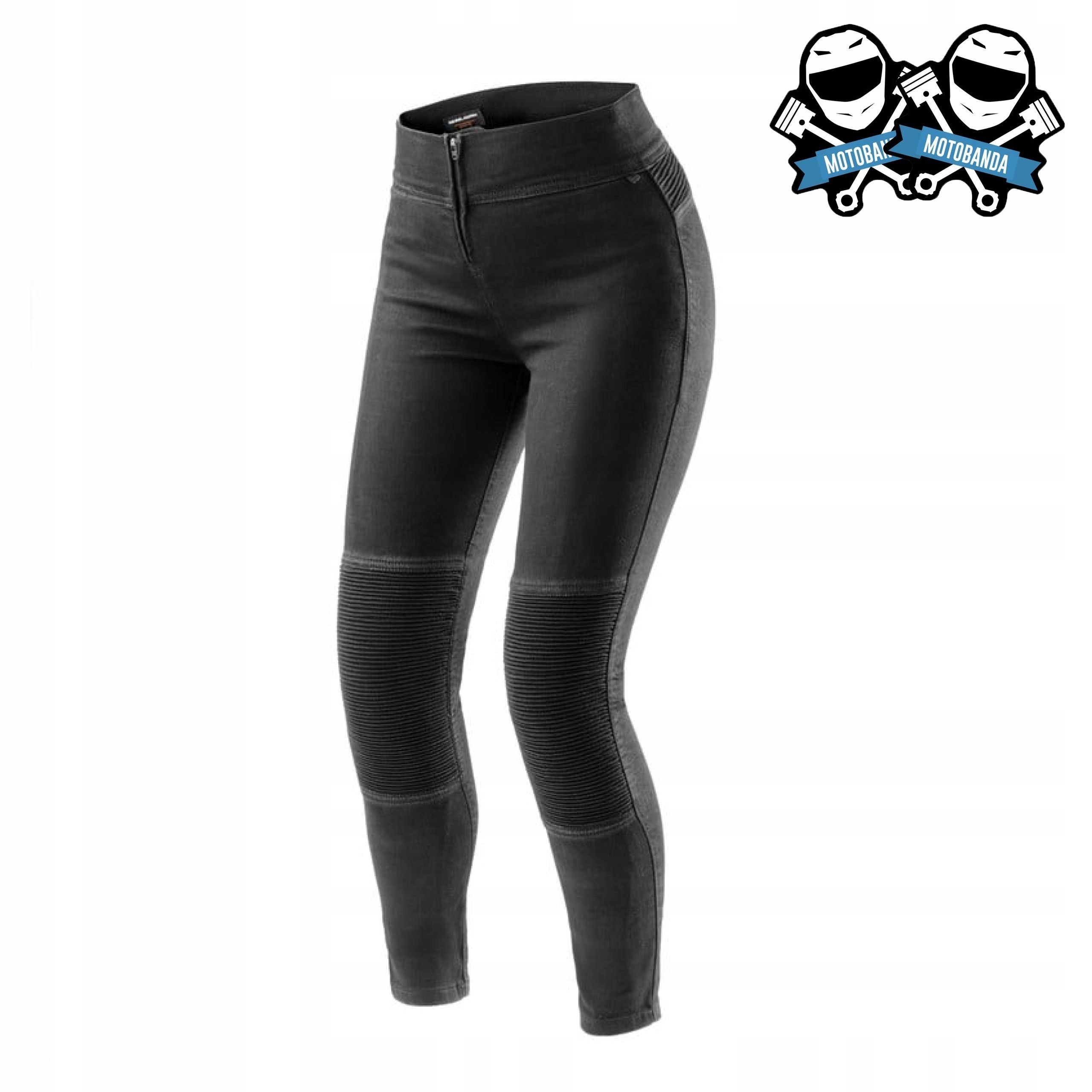 Damskie Legginsy Rebelhorn Chica Z Podszyciem Z Kevlaru Krótka Nogawka