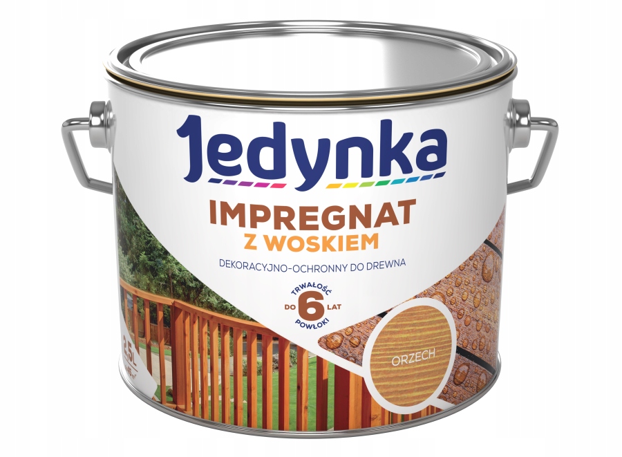 

Jedynka impregnat z woskiem do drewna 2,5 orzech